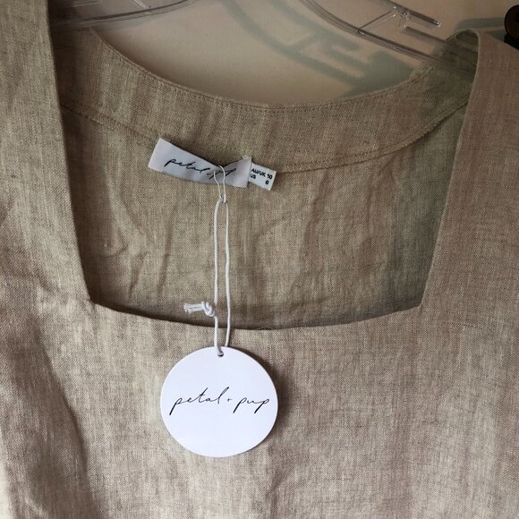 Petal & Pup Cream Wide Leg Jumpsuit - Picture 4 of 8